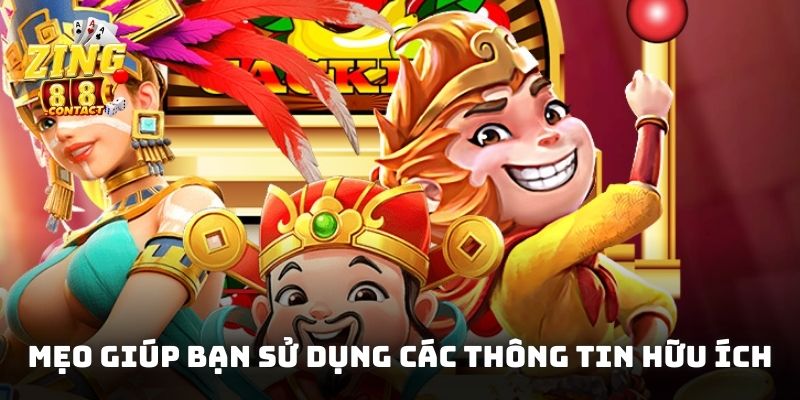 Mẹo giúp bạn sử dụng các thông tin hữu ích hơn khi tham gia cá cược